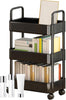 Rolling Utility Cart with Wheels and Handle – Veyora