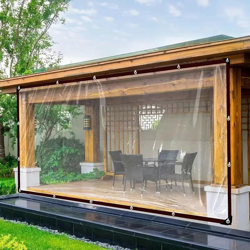 Clear Weatherproof Tarp for Garden, Patio and Outdoor Areas