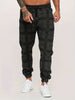 Checkered Slim Fit Joggers for Men