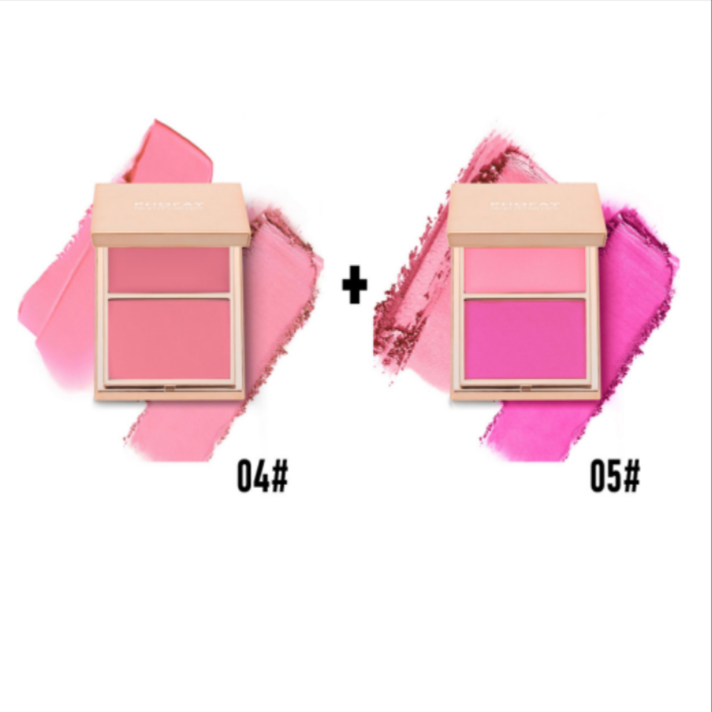PHOFAY Double-Take Cream & Powder Blush Duo