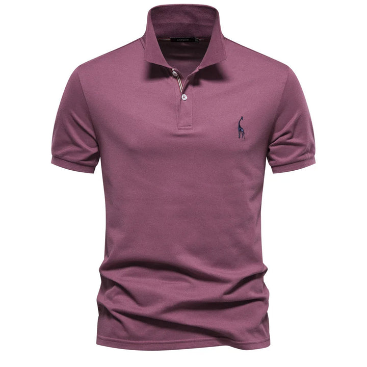 Men's Embroidered Classic Polo – Refined Detailing