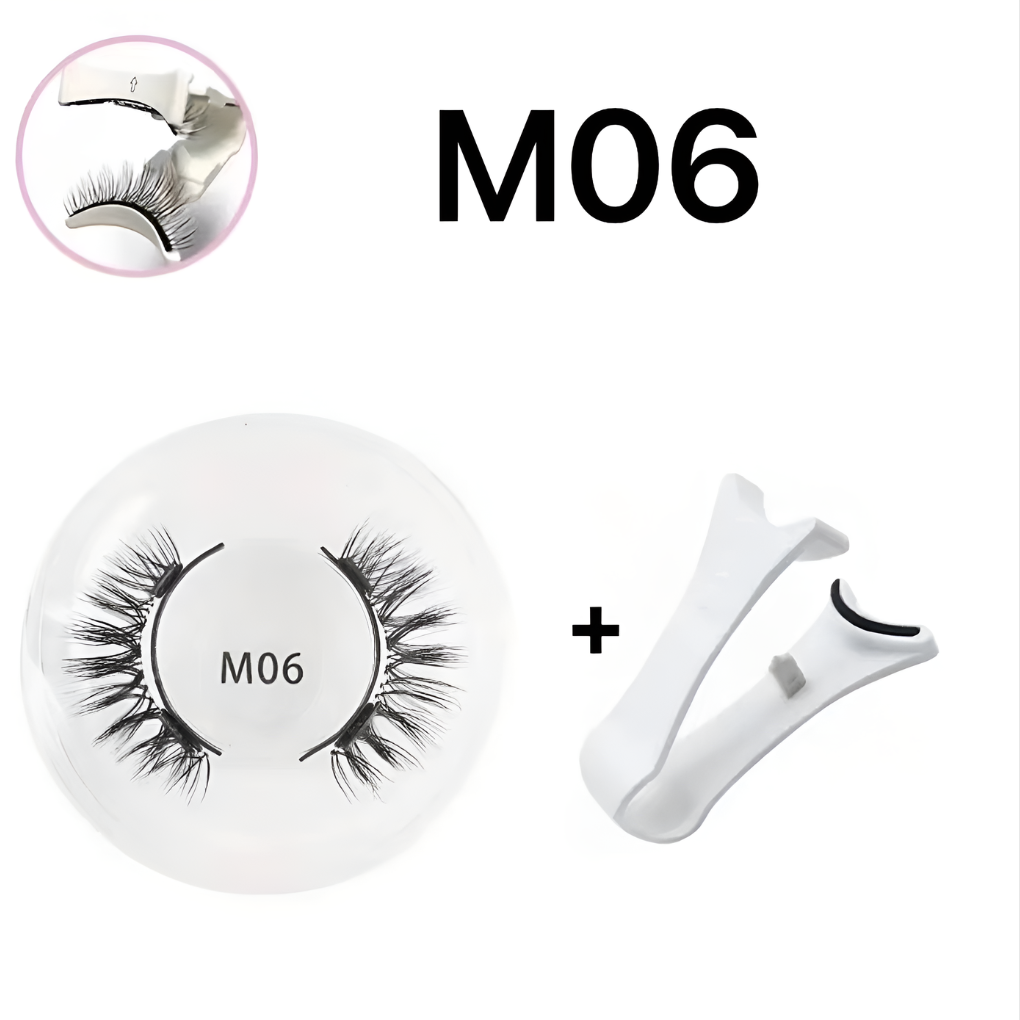 Reusable Magnetic Eyelash & Tweezer Set