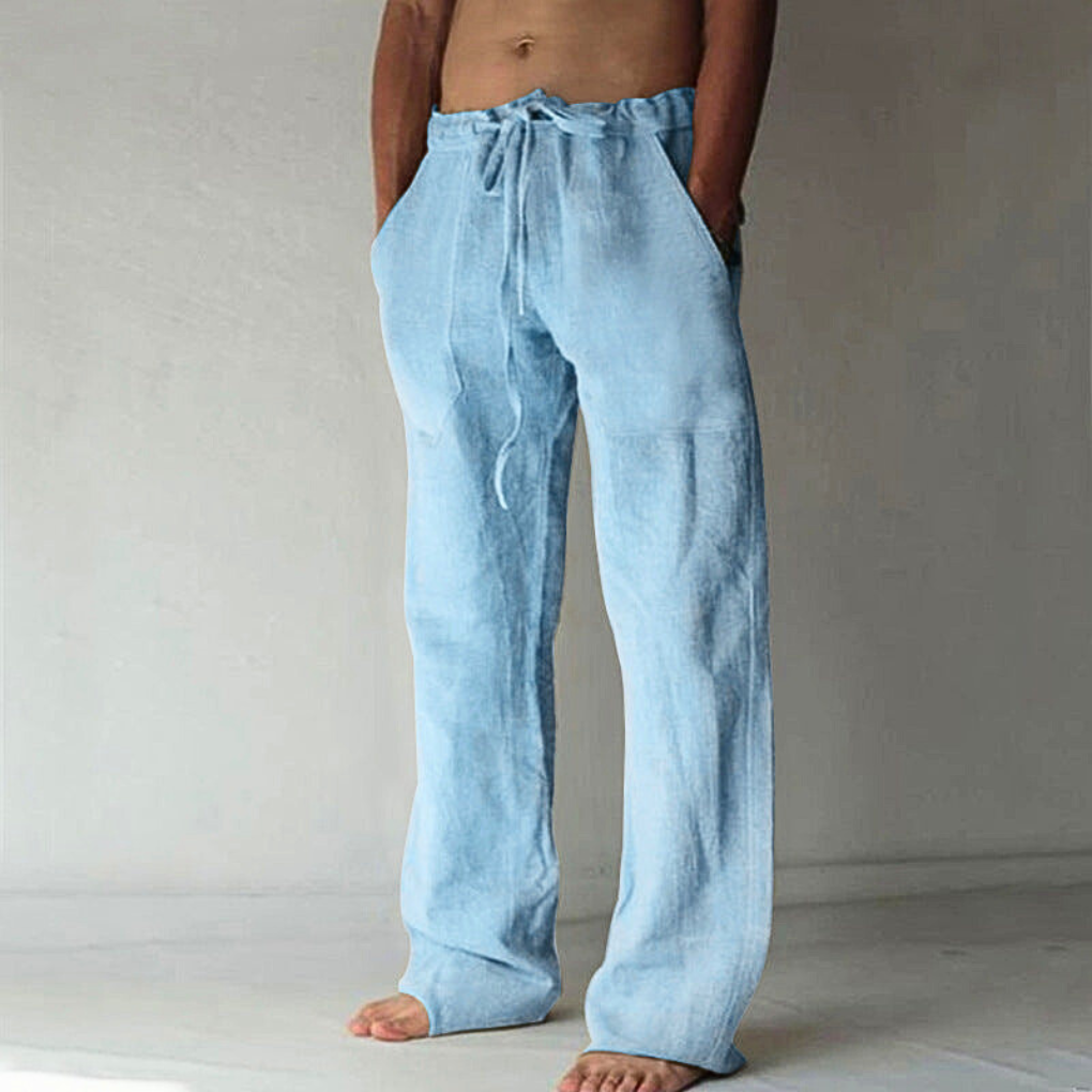 Men's Wide-Leg Lounge Pants