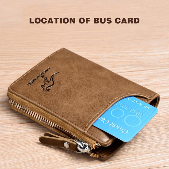 Stylish Compact Wallet with RFID Protection