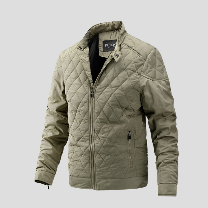 Men’s Smart-Casual Quilted Jacket – Transitional Comfort
