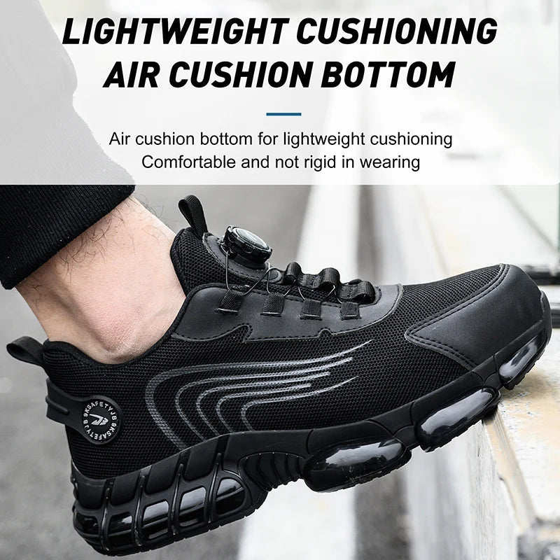 Men's Lace-Up Safety Work Shoes