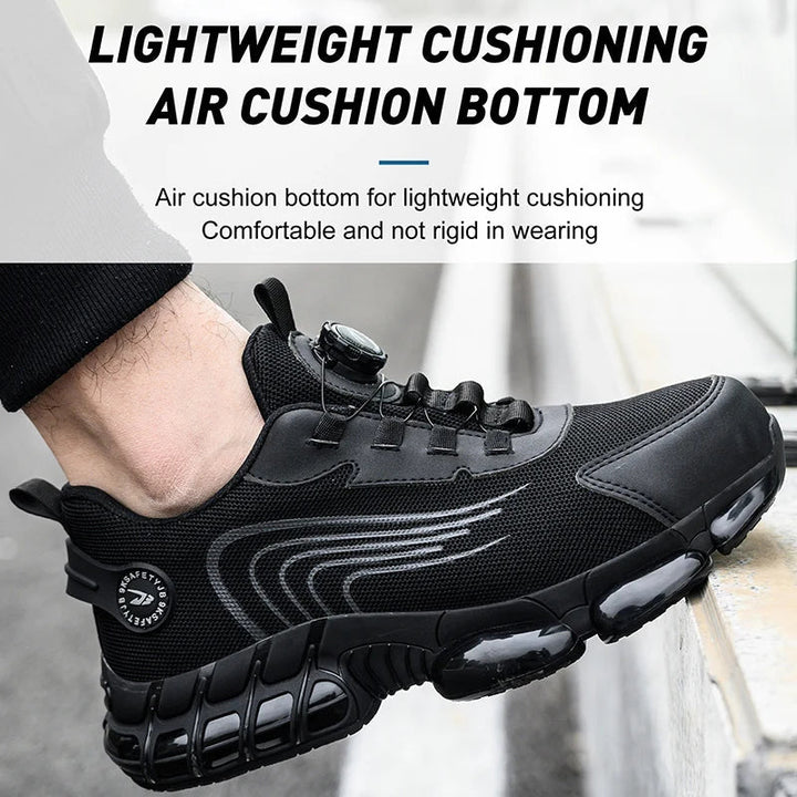 Men's Lace-Up Safety Work Shoes