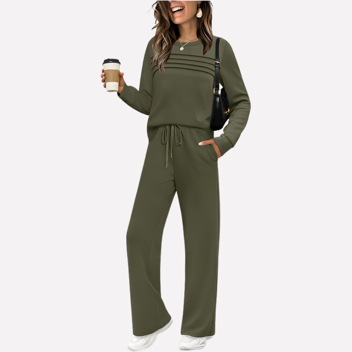 Women’s Casual Two-Piece Loungewear Ensemble