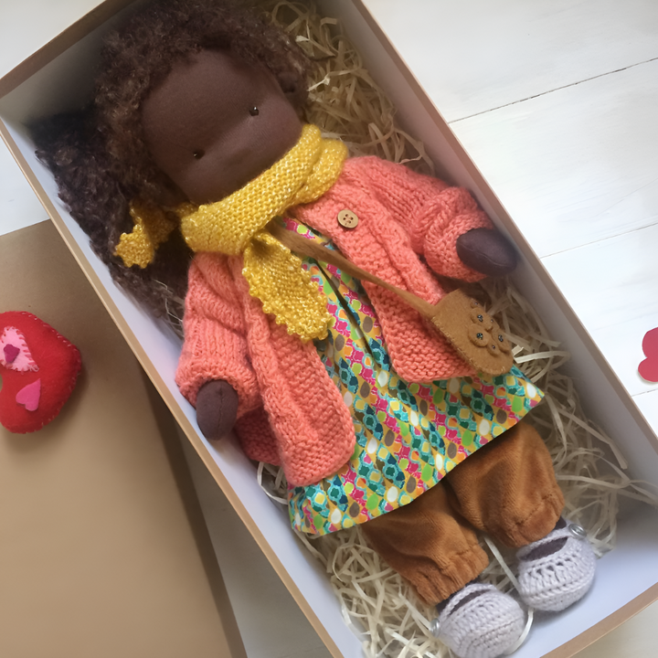 Handmade Waldorf Cuddly Doll