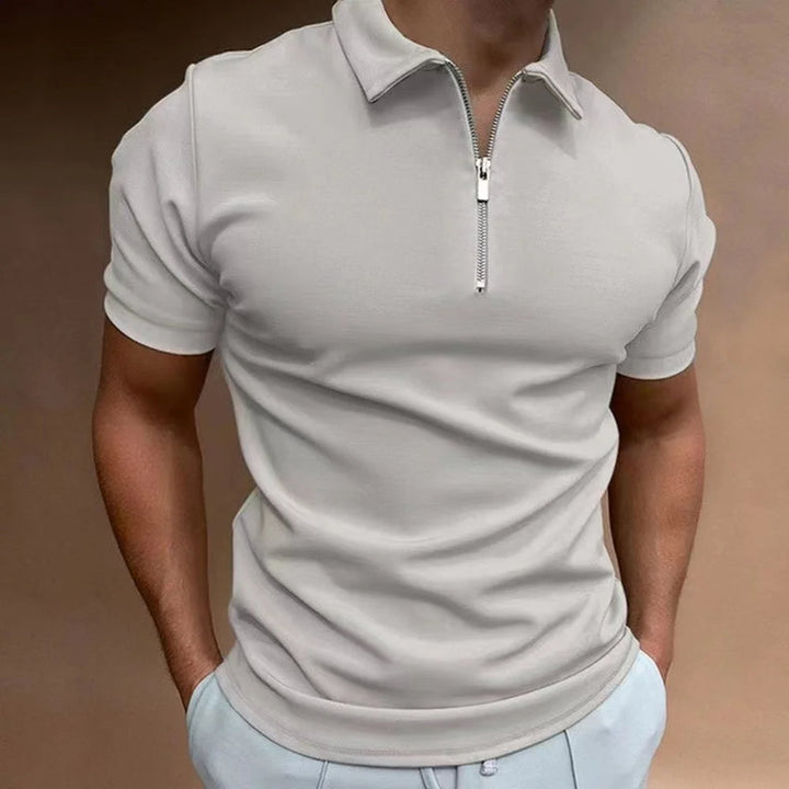 Polo with Zip Collar - Modern Sophistication Meets Everyday Comfort