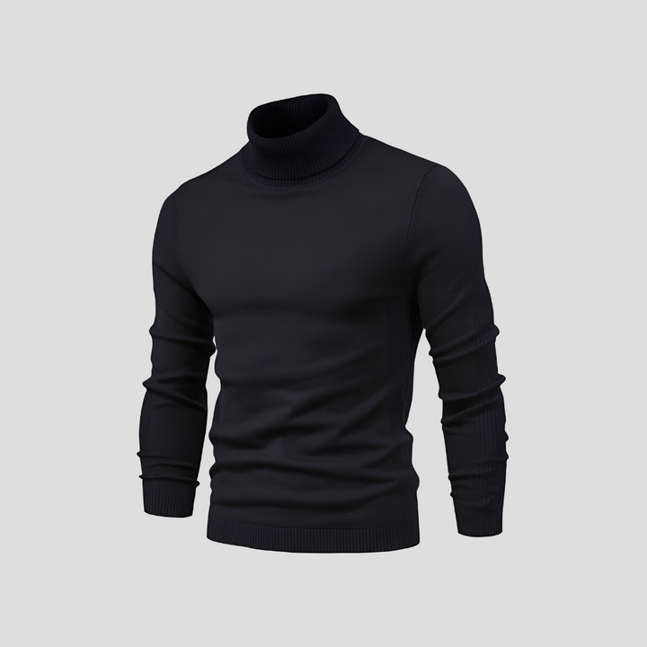 Men’s Casual Turtleneck Sweater – All-Season Wear