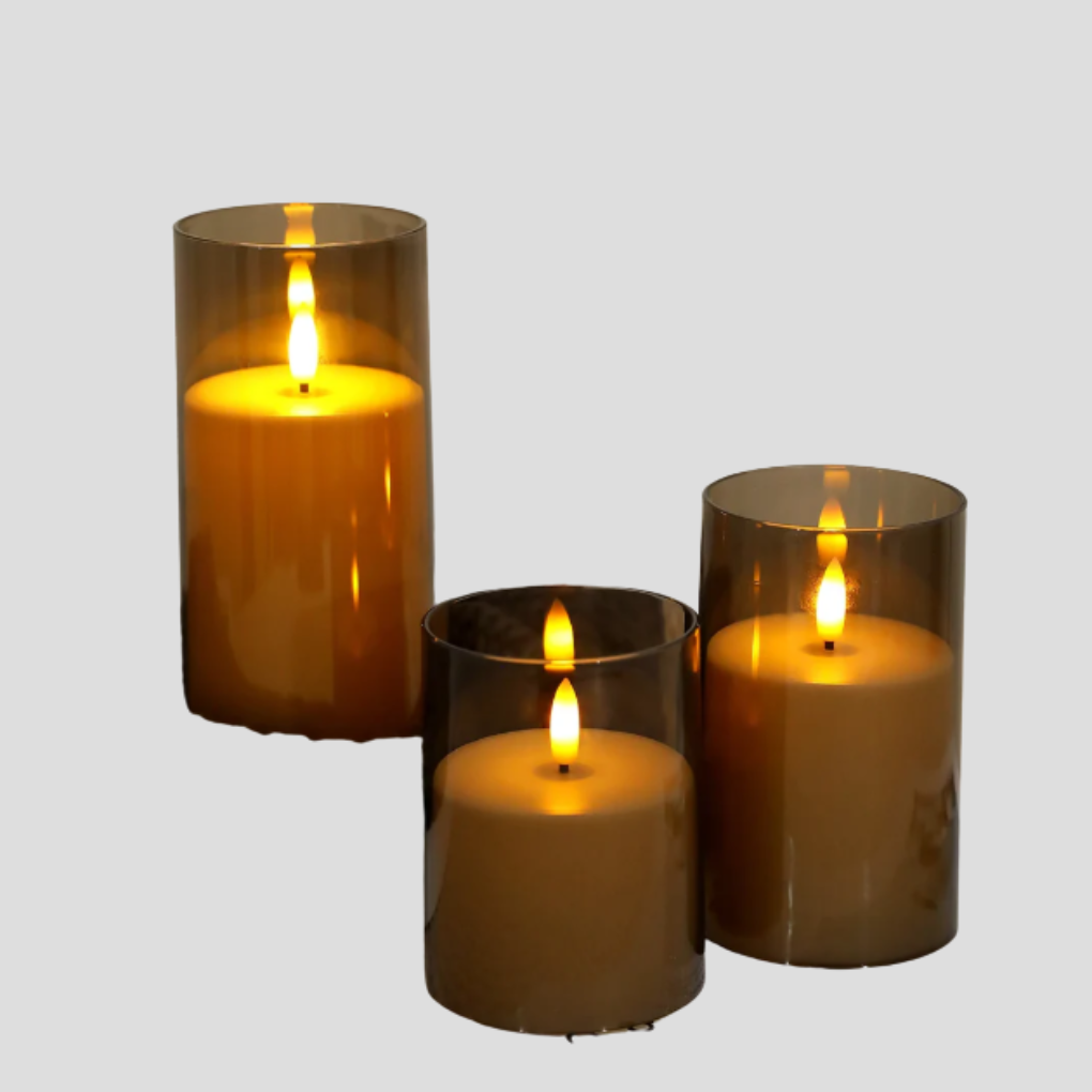 LED Candle 3-Piece Set