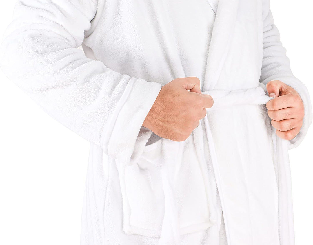 Men's Lightweight Fleece Summer Bathrobe – Harry