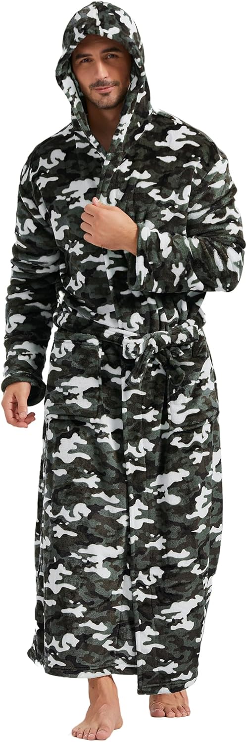 Men's Lightweight Fleece Summer Bathrobe – James