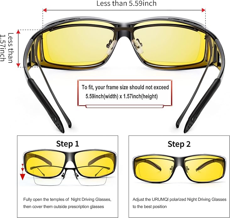 Polarised Night Driving Glasses - Jeremy