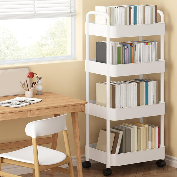 Rolling Utility Cart with Wheels and Handle – Veyora