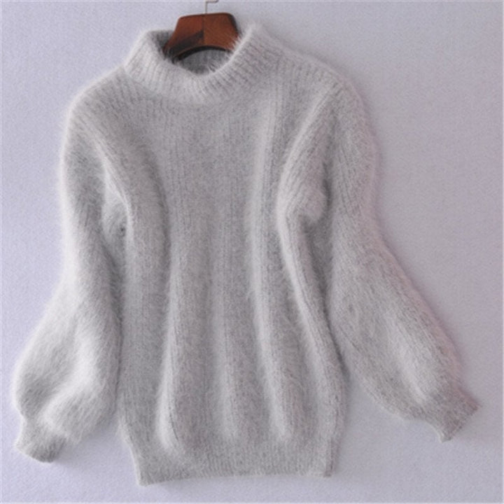Mohair-Blend Turtleneck Sweater