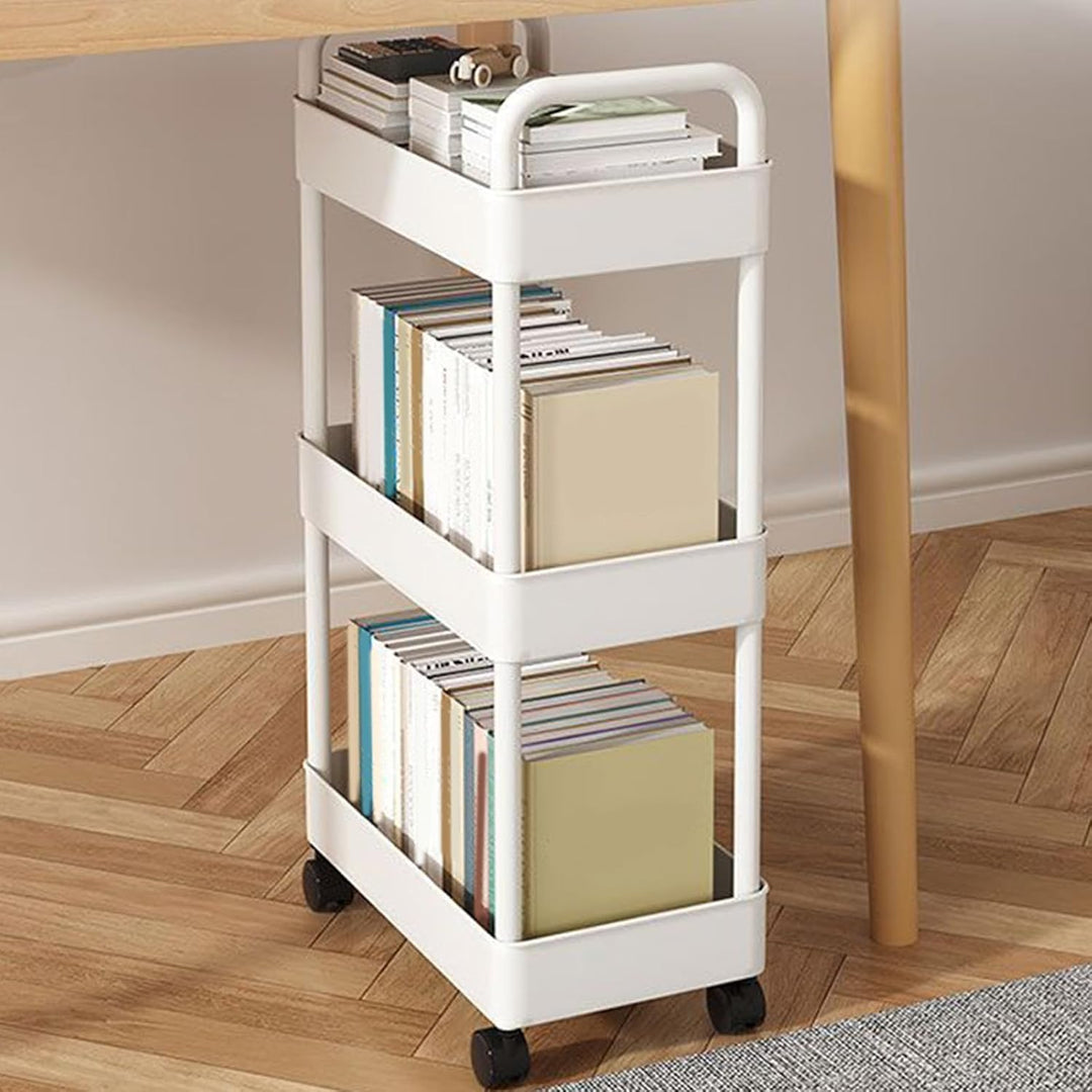 Rolling Utility Cart with Wheels and Handle – Veyora