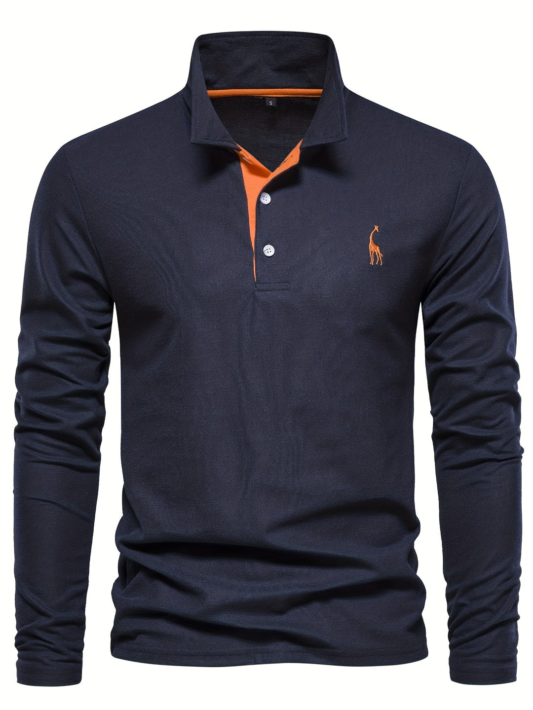 Comfortable Men's Long-Sleeved Polo Shirt