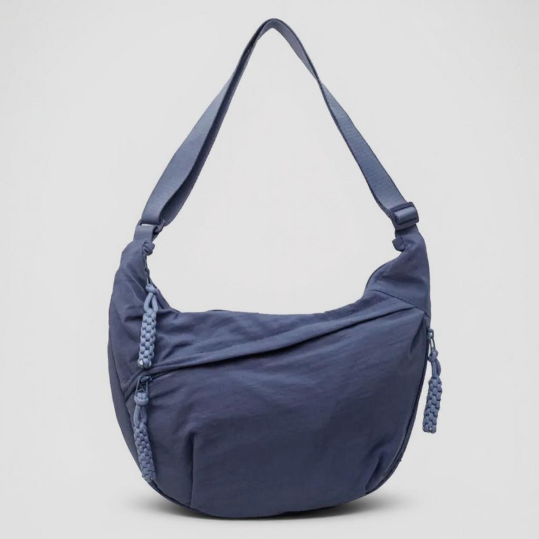 Crescent Shoulder Bag – sustainable nylon with adjustable strap