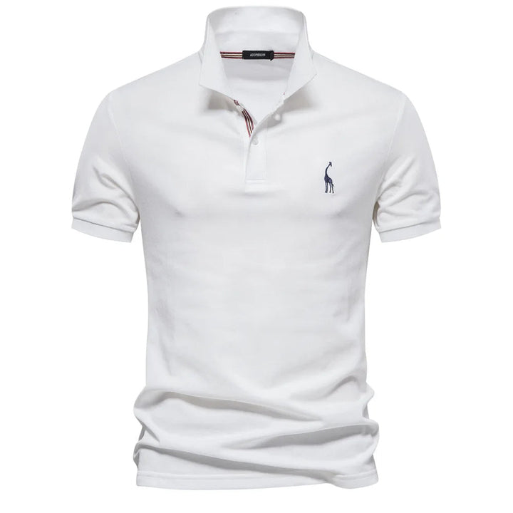 Men's Embroidered Classic Polo – Refined Detailing