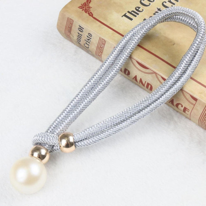 Lustrous Elegant 2-Piece Set Pearl Curtain Tie Back