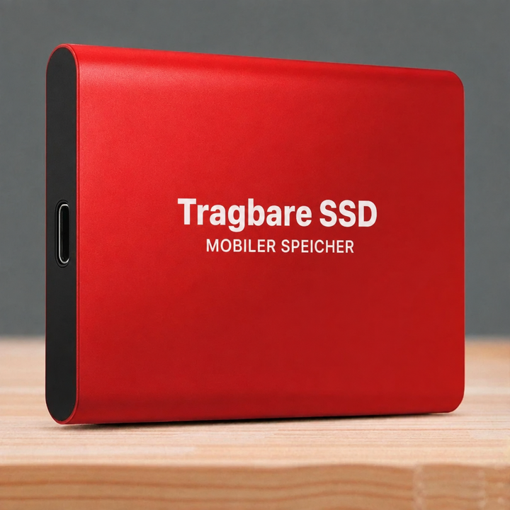 Rugged 30 TB External SSD for Large Files