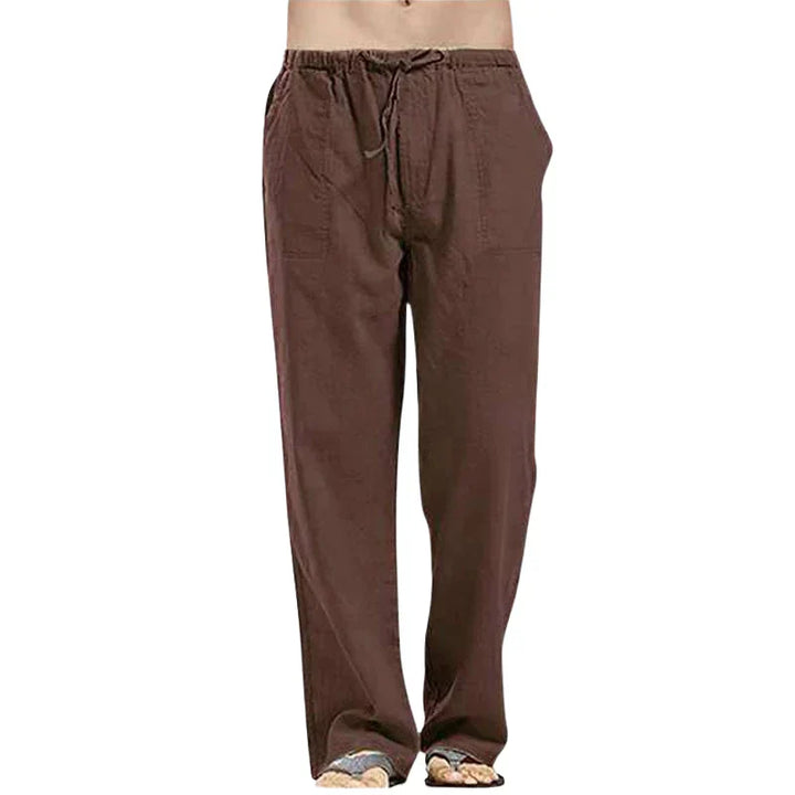 Men's Breathable Linen Pants – Oversized Fit