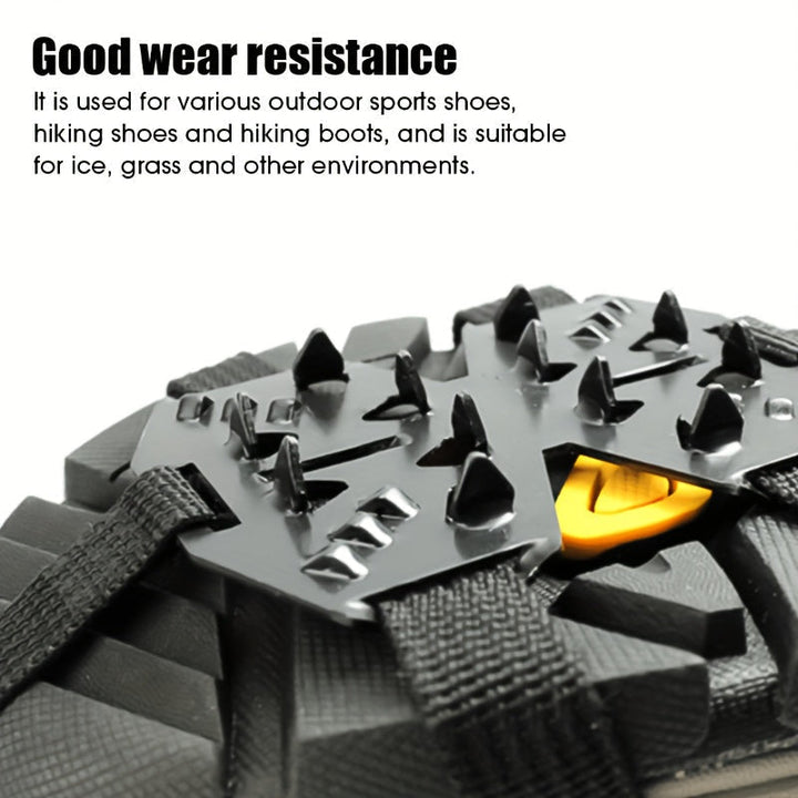 Anti-Slip Crampons with 24 Spikes – Perfect for Walking, Climbing and Winter Sports