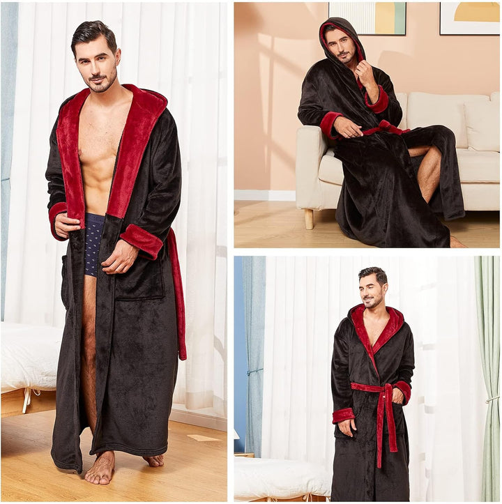 Men's Lightweight Fleece Summer Bathrobe – James