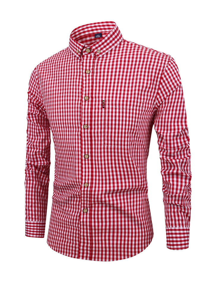 Men's Plaid Shirt with Comfortable Fit – Jules