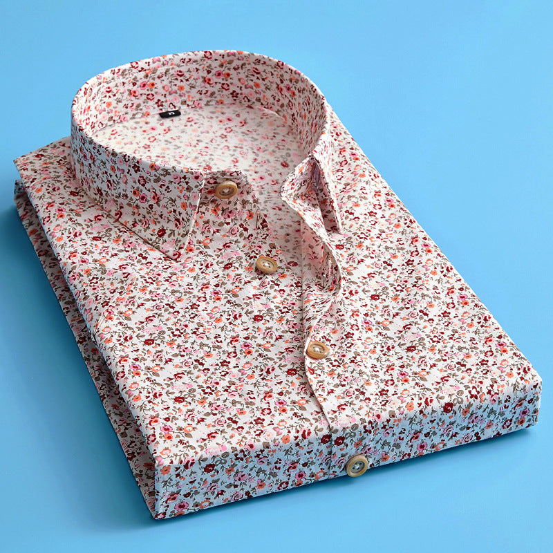 Men's Trendy Floral Shirt