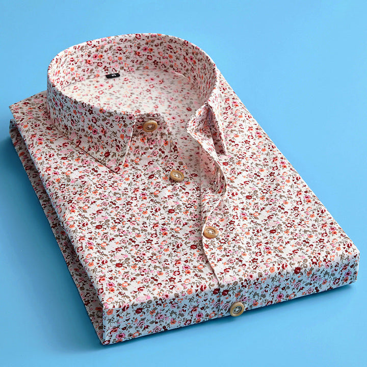 Men's Trendy Floral Shirt