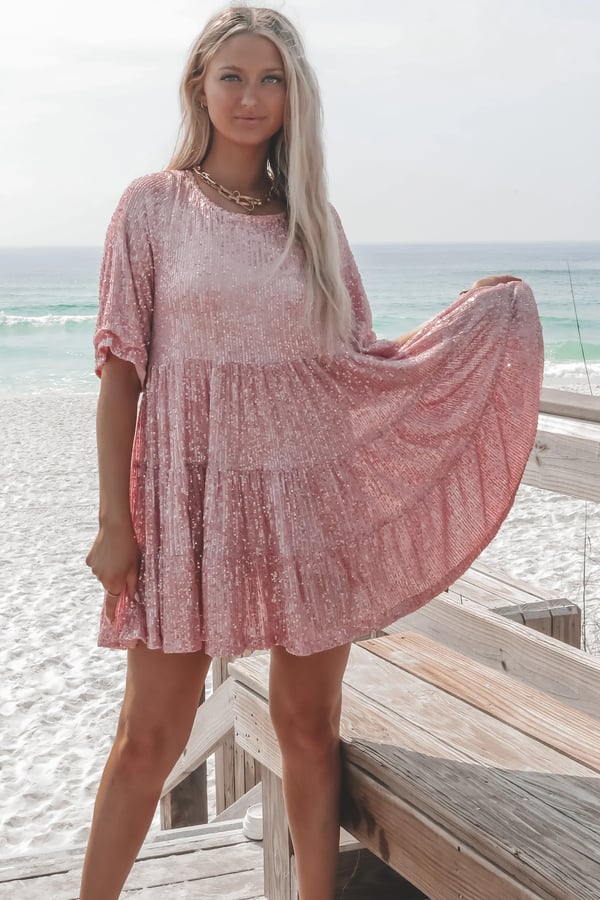 A-line Dress - ShimmerFlow