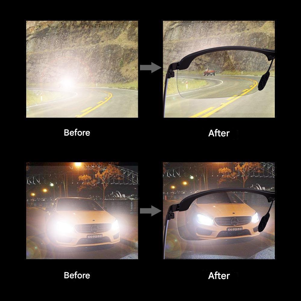 Stylish Photochromic Polarized Glasses for Day & Night – Nils