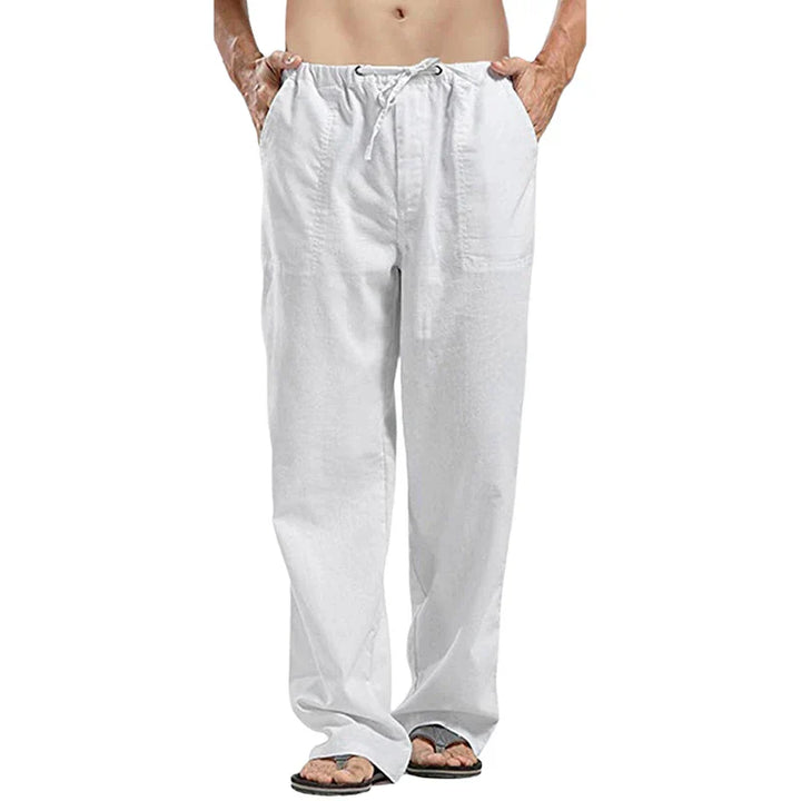 Men's Breathable Linen Pants – Oversized Fit