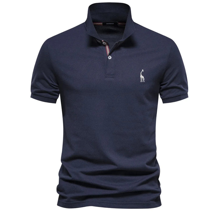Men's Embroidered Classic Polo – Refined Detailing