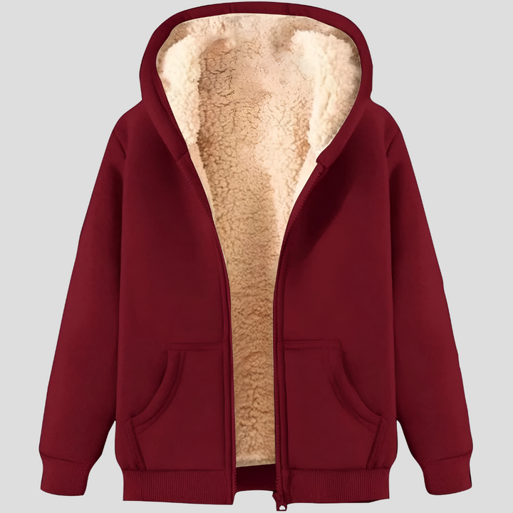 Men’s Fleece-Lined Winter Hoodie Jacket