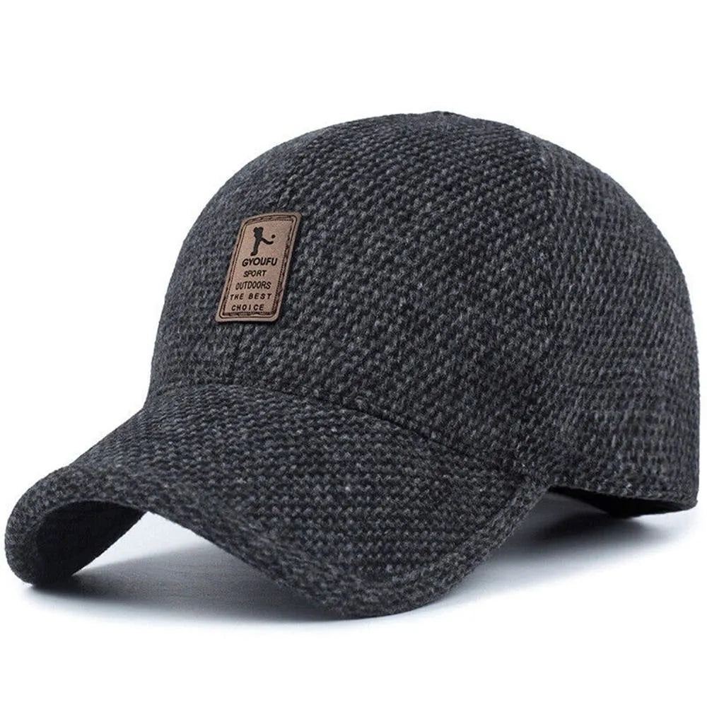 Classic Winter Hat | Nostalgic Wool Snap Cap
