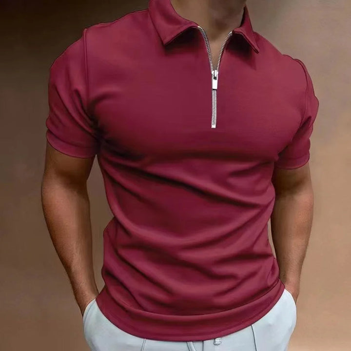 Polo with Zip Collar - Modern Sophistication Meets Everyday Comfort
