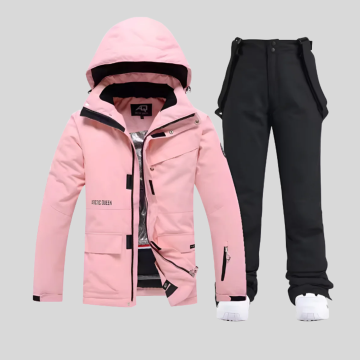 Women’s Ski Jacket & Pants Set Functional Winter Outfit