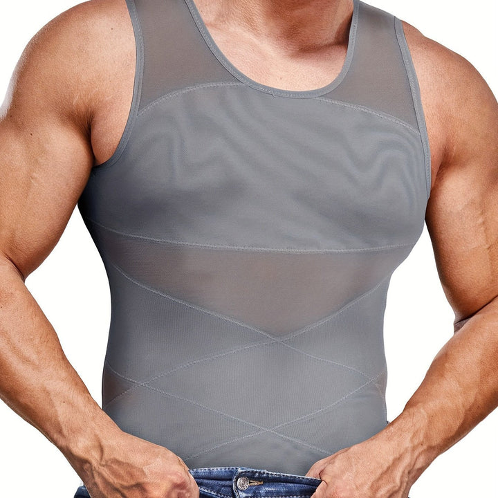 Men's Shapewear Tank Top Tummy Control Sleeveless Vest