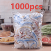 1000 Disposable Elasticated Food Covers, PE Bowl and Plate Covers 35 cm