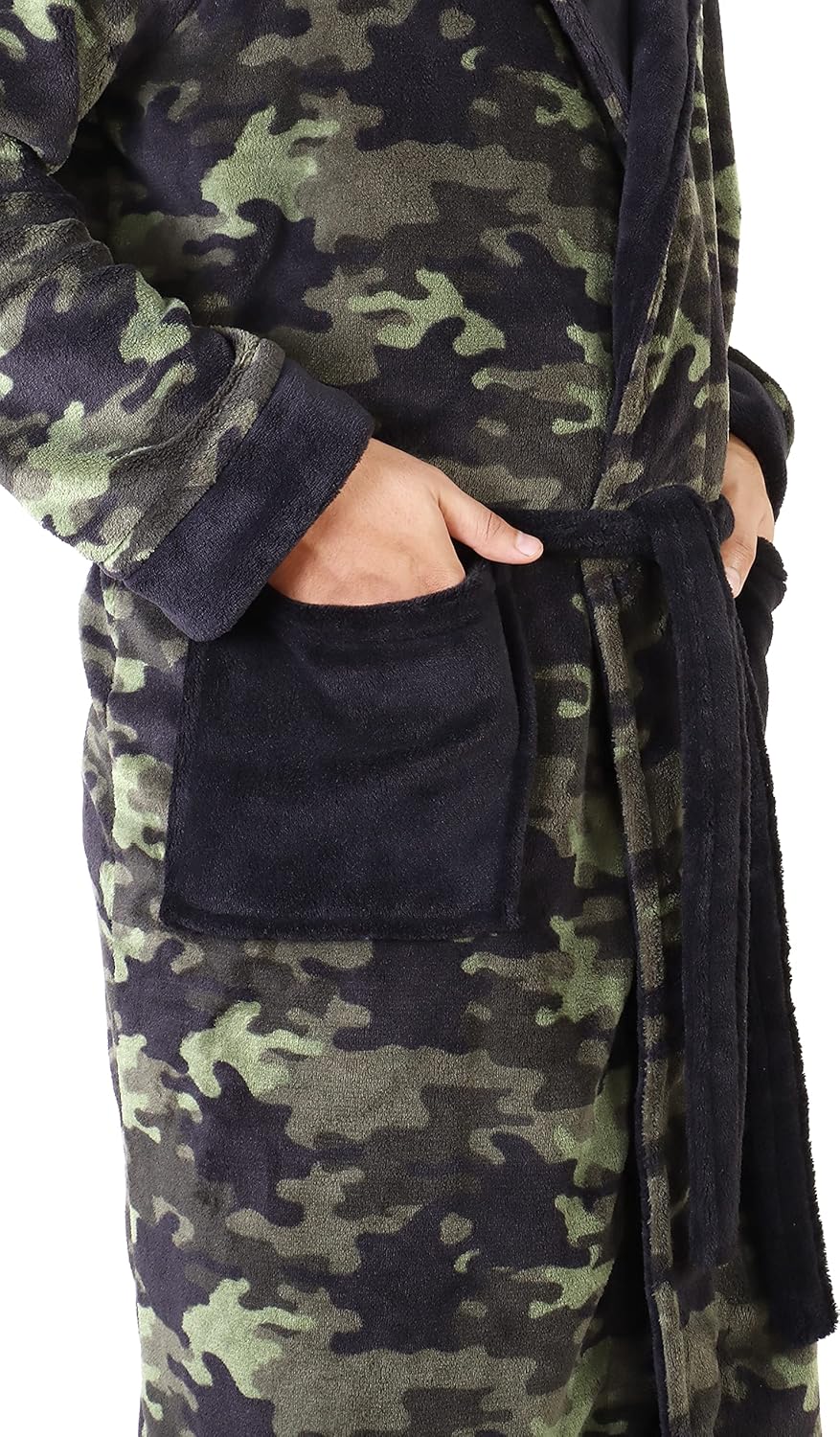 Men's Lightweight Fleece Summer Bathrobe – Harry