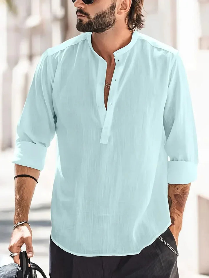 Men’s Casual Summer Linen Shirt