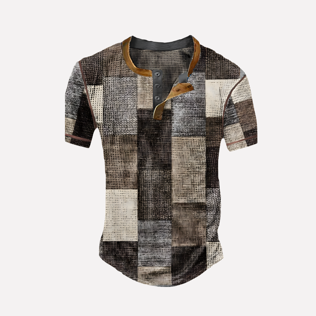 Men’s Waffle Knit Casual Tee