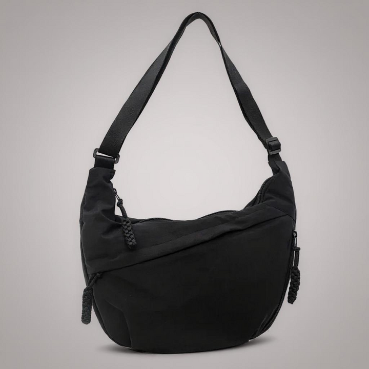 Crescent Shoulder Bag – Sustainable Nylon with Adjustable Shoulder Strap