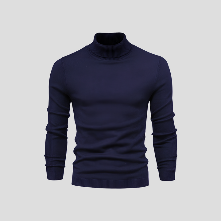 Men’s Casual Turtleneck Sweater – All-Season Wear