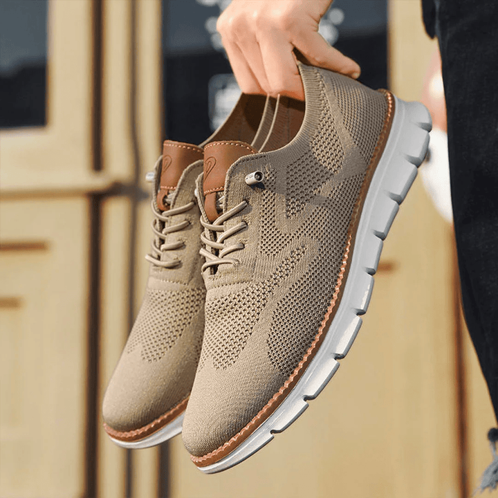 Breathable & Ultra-Comfortable Men's Sneakers in a Minimalist Design – Elias
