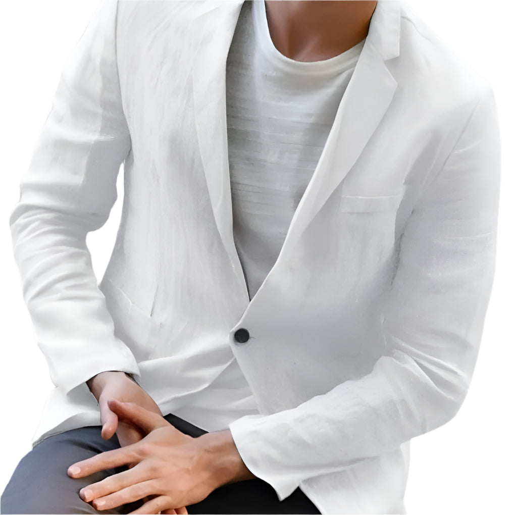 Elegant and Casual Men’s Linen Blazer for Every Occasion